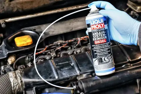 Czyszczenie układu dolotowego diesla. Czy to egr? Preparat Liqui Moly pomoże usunąć zanieczyszczenia.