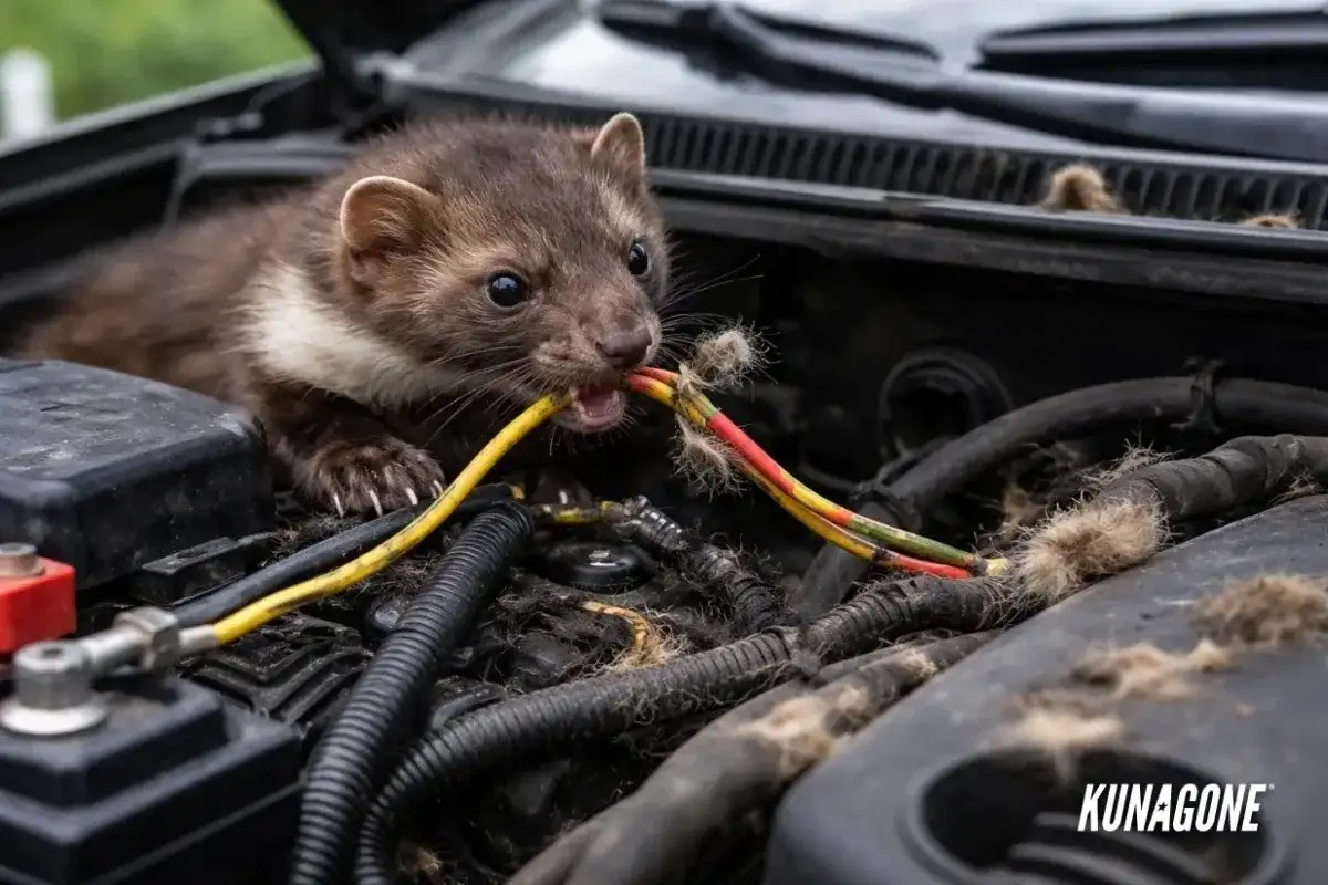 Dlaczego kuna gryzie kable? Jak zabezpieczyć auto przed szkodą
