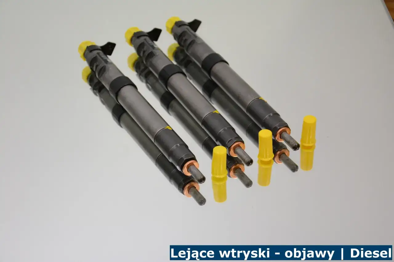 Zestaw wtryskiwaczy do silnika 1.5 dci. Objawy uszkodzonych wtrysków diesel mogą być różne, od nierównej pracy silnika po zwiększone zużycie paliwa.